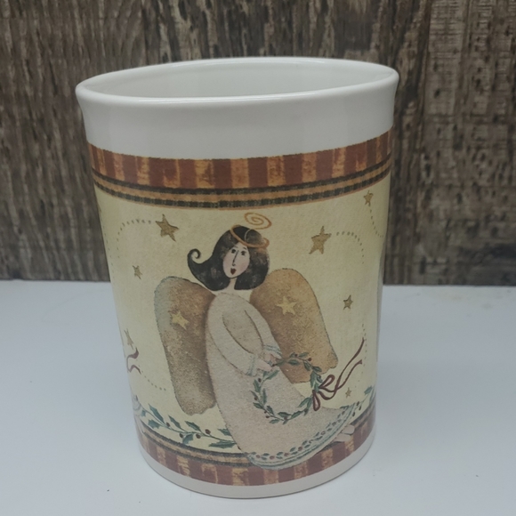 Ceramic Joy Angel Coffee Cup Mug by Michael's Stores 11 Ounces Large Handle - Picture 4 of 6
